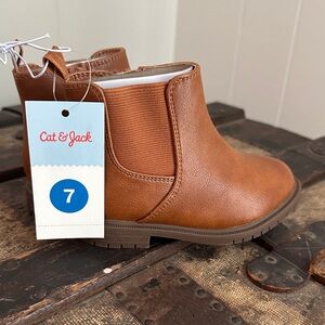Cat & Jack Cognac Toddler Ankle Boots